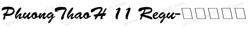 PhuongThaoH 11 Regu字体转换